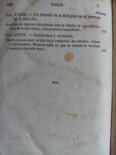 Filosofía Fundamental, Jaime Balmes. Tomo 1, Año 1851