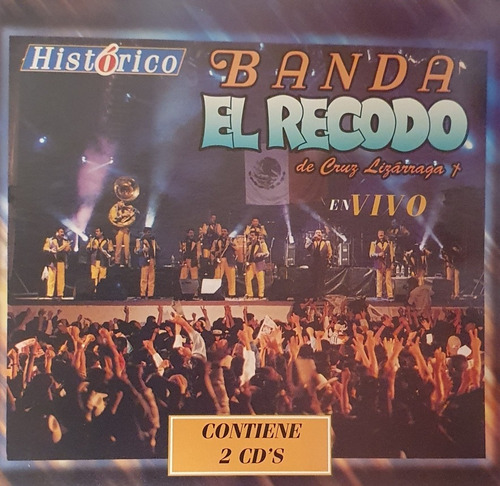 Cd Banda El Recodo - En Vivo - 2cds - Fonovisa