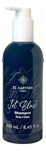 Shampoo Estimulante Jet Black 250ml El Capitan