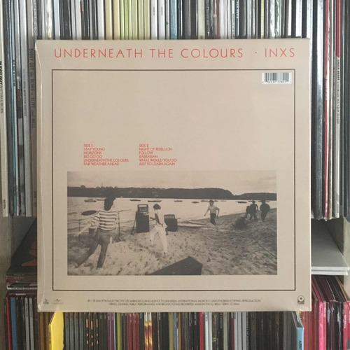 Vinilo Inxs Underneath The Colours Eu Import.