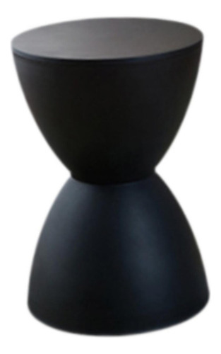 Taburete De Pie Otomano Estable Cómodo Elegante Negro