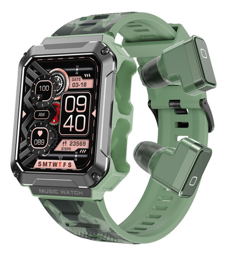 Reloj Inteligente T93 Tws 2 En 1 Con Audífonos Bluetooth P