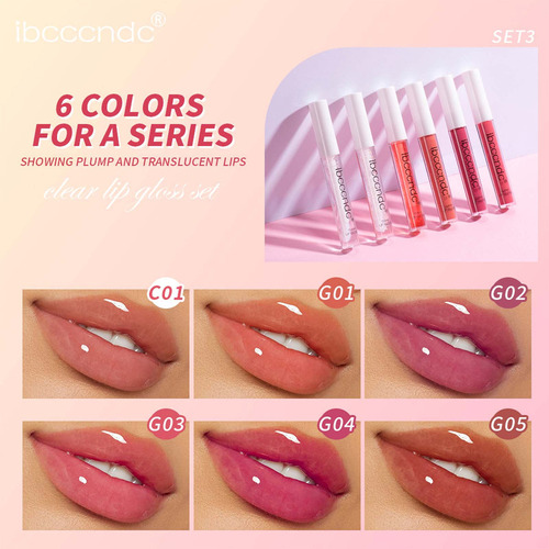 Juego De Lápices Labiales Transparentes S Lipstick Set De Br