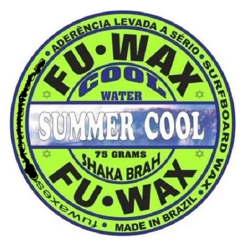 Parafina Surf Fu Wax Summer Cool (verde) - 2 Unidades