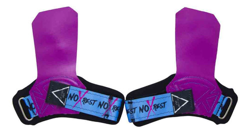 Grip No Rest Advanced C/ Botão Lona Cross Pull Up Protetor Cor Rosa Tamanho M