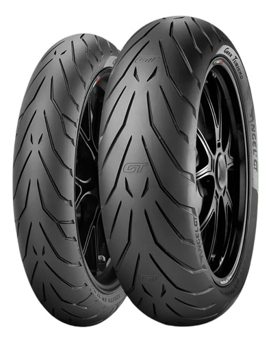 Par Pneu Pirelli Angel Gt 120/70zr18 59w + 180/55zr17 73w