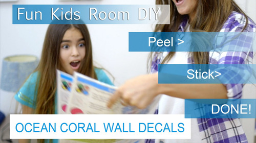 Crea Un Mural De Arrecife De Coral Marinas Océano De L...