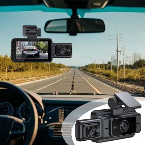 Cámara De Salpicadero U Dash Cam Frontal E Interior 1080p Pa