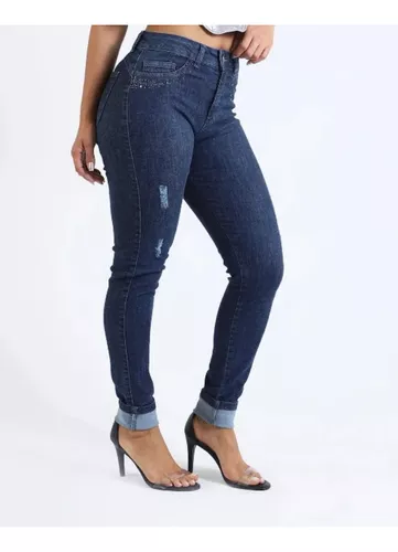 Calça Jeans Feminina Biotipo Skinny Midi - Cintura Média