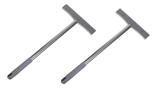 2x Titulares De Letreros De Acero De Acero Inoxidable 40 Cm