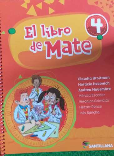 El Libro De Mate 4 - Editorial Santillana 