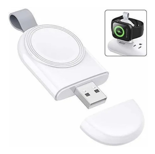 Cargador Usb Inalámbrico  Magnetic Compatible Apple Watch