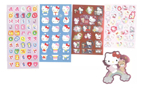 Hello Kitty Sanrio Stickers Calcomanias Kawaii Sobre