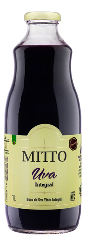 Suco de uva tinto  Mitto  Premium sem glúten 1 L 