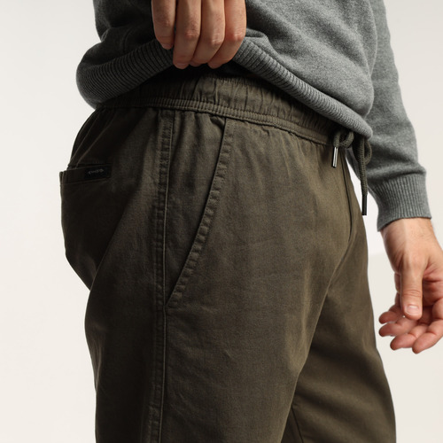 Pantalón Hombre Kevingston Babucha Cabral Gabardina Verde