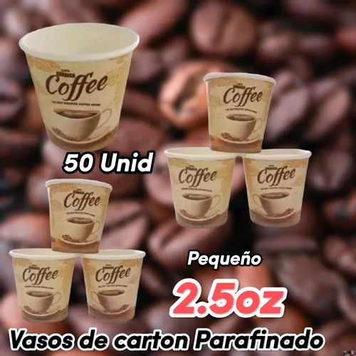 VASO CARTON PARA CAFE 50 UND