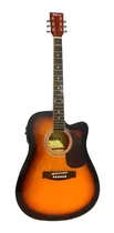 Comprar Guitarra Electroacustica Jumbo Importada Sunburst Eq4 Bandas