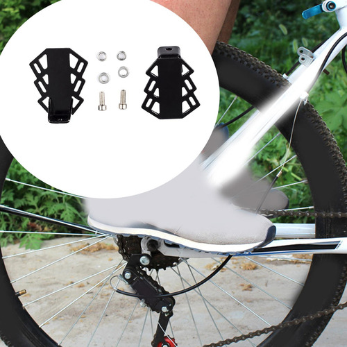 2 Pedales Traseros Para Bicicleta Reposapiés Para Estilo A