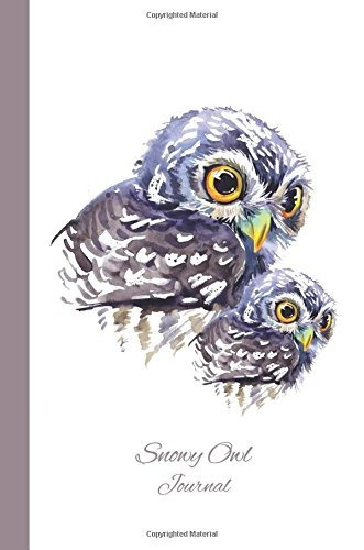 Journal Snowy Owl 6x9  Graph Journal  Journal With Graph Pap