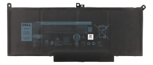 Bateria Dell F3ygt Latitude 7490, 7480, 7280, 7290, 7380