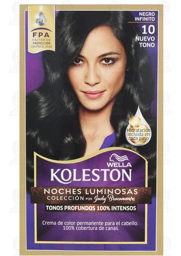 Tinte Wella Koleston Coloración En Crema Tono 10