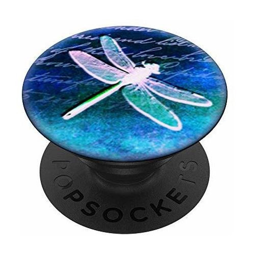 Dragonfly Pop Socket, Bonito Diseño Vintage De Libélula Arco