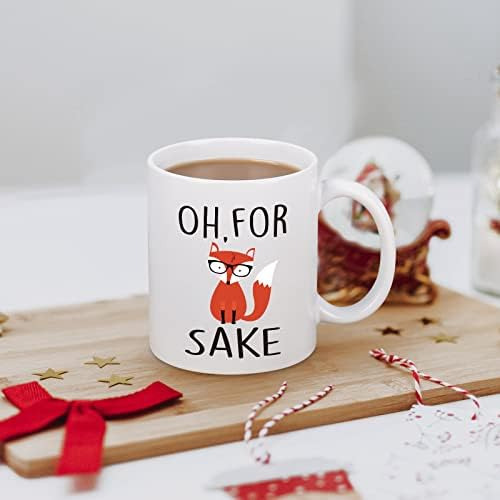 Oh, For Sake Taza Fox, Divertidas Coffee Tazas For De