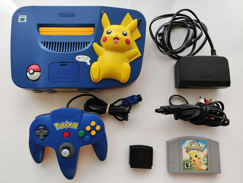 Consola N64 Nintendo 64 100% Genuina Edicion Pokemon Pikachu