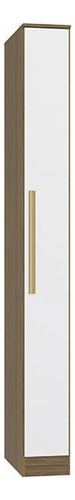 Guarda-roupa 1 Porta Kappesberg Adapt Nogueira/branco 25cm