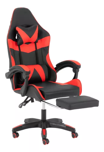 Silla Gamer Gaming Ergonomica Reclinable Reposa Pies