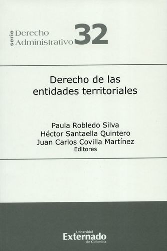 Libro Derecho De Las Entidades Territoriales