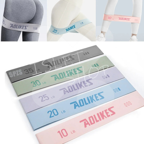 Mox !. Kit De 5 Ligas De Resistencia Elásticas For Yoga Y