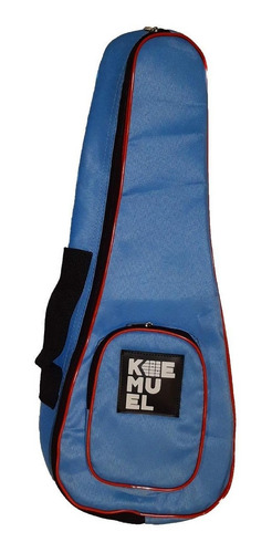 Cuo Funda Ukelele Soprano Super Acolchada Celeste Roj Kemuel