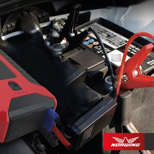 Kit Arrancador Bateria Portatil Usb Auto Con Valija