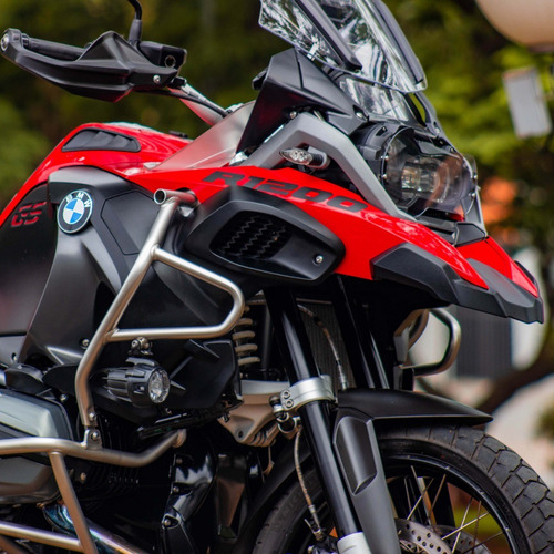 Imagem 2 de 10 de Moto Bmw R 1200 Gs Adventure 2019 Vermelha Com Baixo Km