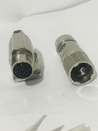 Conector Industrial 7 Pines Hembra Y Macho (Usado)