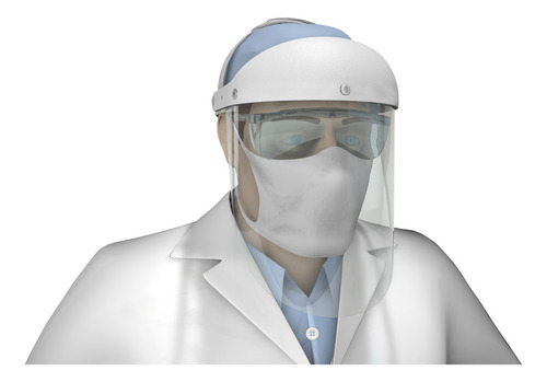 Protetor Facial Pro Face (face Shield) Cor Branco