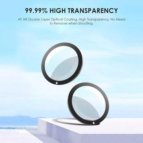 Mica Tapa Protectora Lente Compatible Con Cámara Insta360 X3