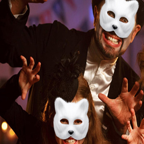Cubierta Facial De Animales De Halloween Máscara De