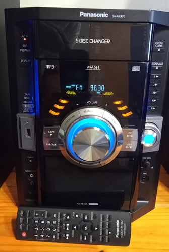 Panasonic Sa-ak970, Unico Dueño Negro 1000 W (Usado)