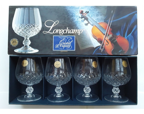 Copa De Cristal D Arques De Brandy Longchamp 