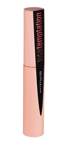 Imagen 3 de 7 de Máscara Total Temptation Washable Very Black Maybelline Color Negro