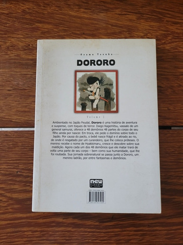 Dororo Vol. 1 (new Pop, Frete R$ 18,00) (Usado)
