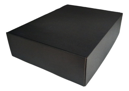 Caja Autoarmable Negra 40x30x10cms. Pack 50 Unidades 