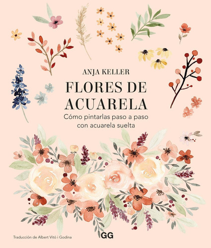Libro Flores De Acuarela