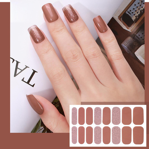 2 Envoltório De Adesivos De Unhas, Adesivos De Unhas De