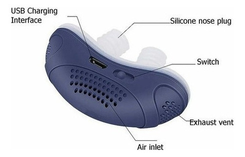 Ventilador Apneia Sono Ant Ronco Eletrônico Elétrico A