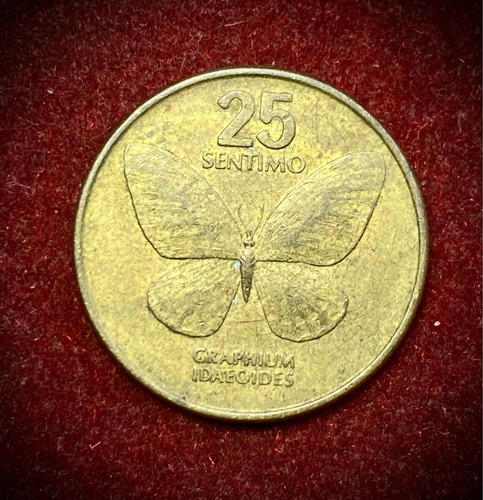 Moneda 25 Céntimos Filipinas 1983 Km 241.1 Mariposa