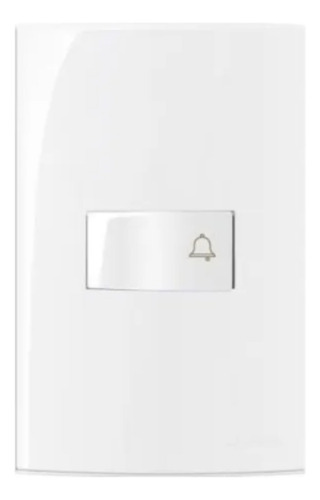 Conjunto Interruptor Pulsador Campainha 4x2 Sleek Margirius