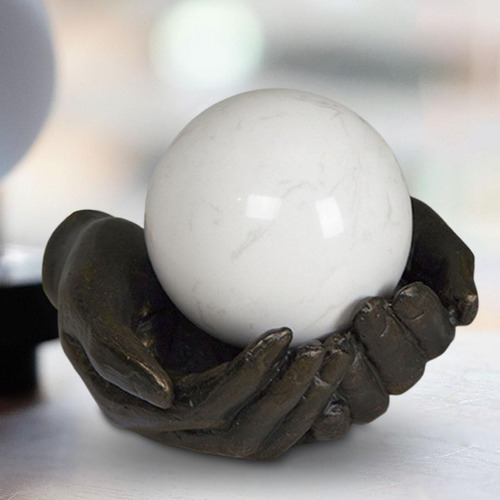 Bola De Mármol Decorativa De 4 Pulgadas, Centros De Mesa,